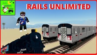 Johny Shows Rails Unlimited Roblox Train Game Update With MTA Subway Trains & Polar Express