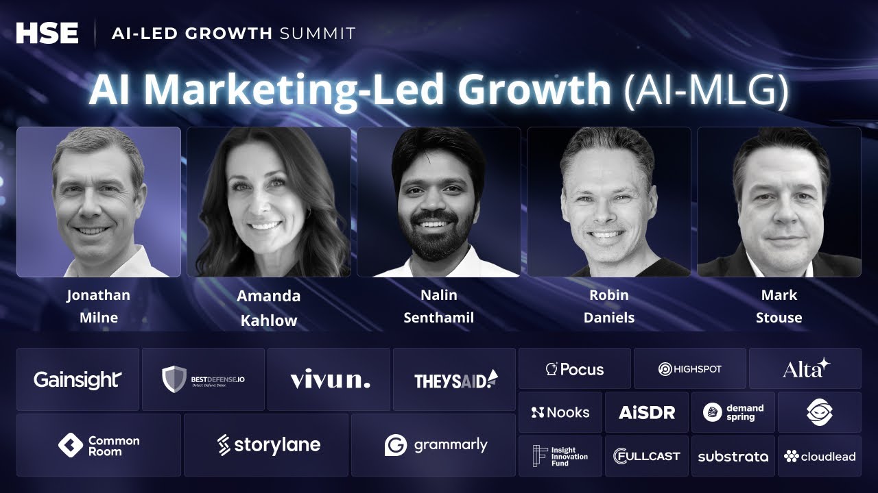 AI-Led Growth Summit | AI Marketing-Led Growth (AI-MLG) - YouTube