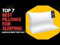 Top 6 Best Pillows For Sleeping 2026 | Top Rated Sleep Pillows For Ultimate Comfort
