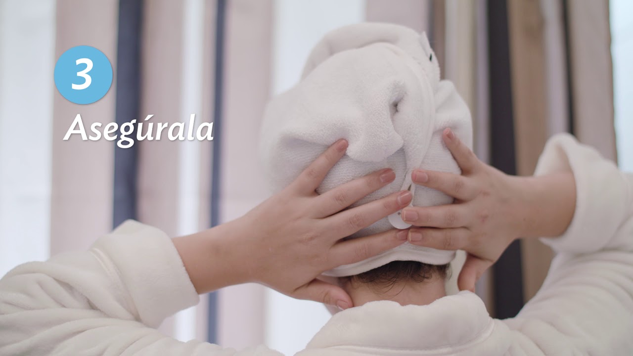 Betterware Paso a Paso: Toalla Seca Cabello. パソナ