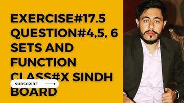 Exercise 17.5 Question 4 ,5 and 6 Class 10 Mathematics | #Sindh Board #Karachi Board #newmathematics