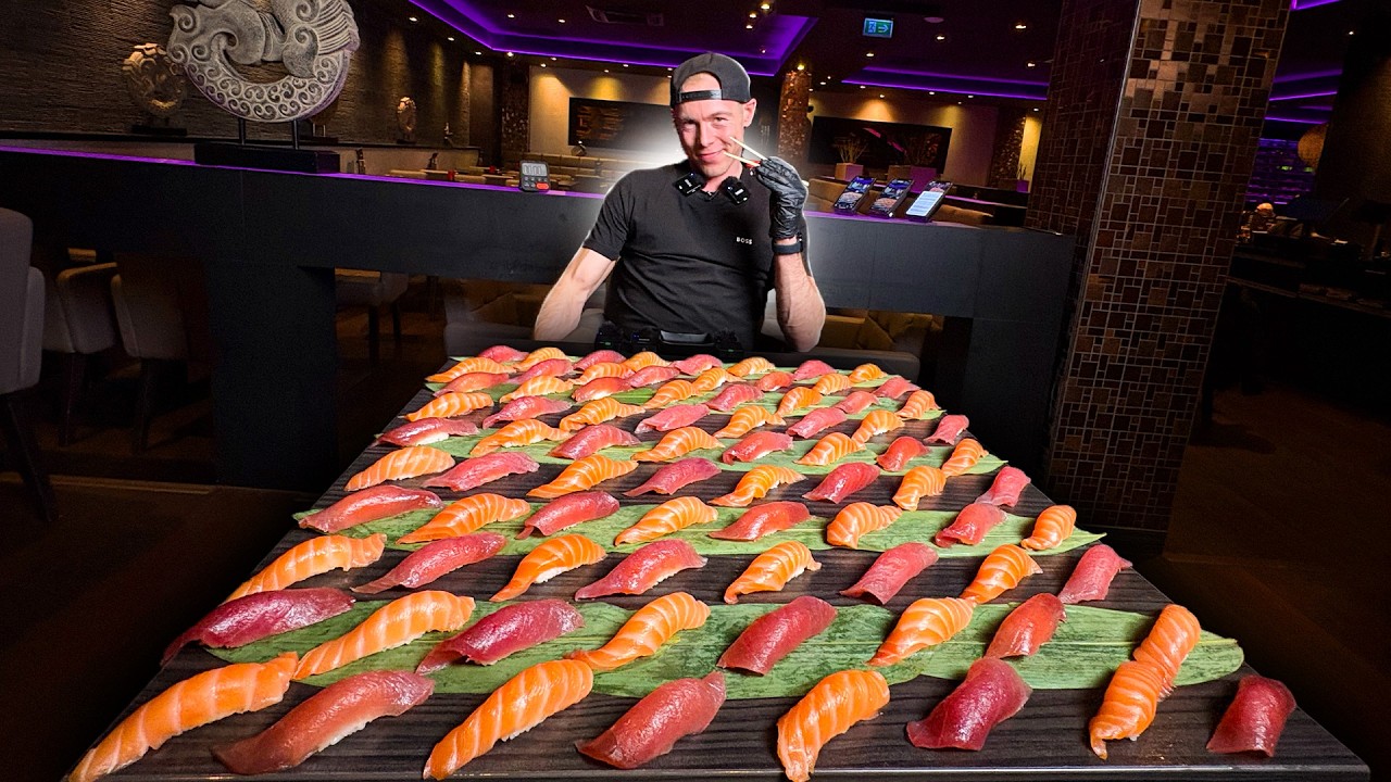 Ich versuche 80 Nigiri bei SUSHI ALL YOU CAN EAT! - 240€ Wert?