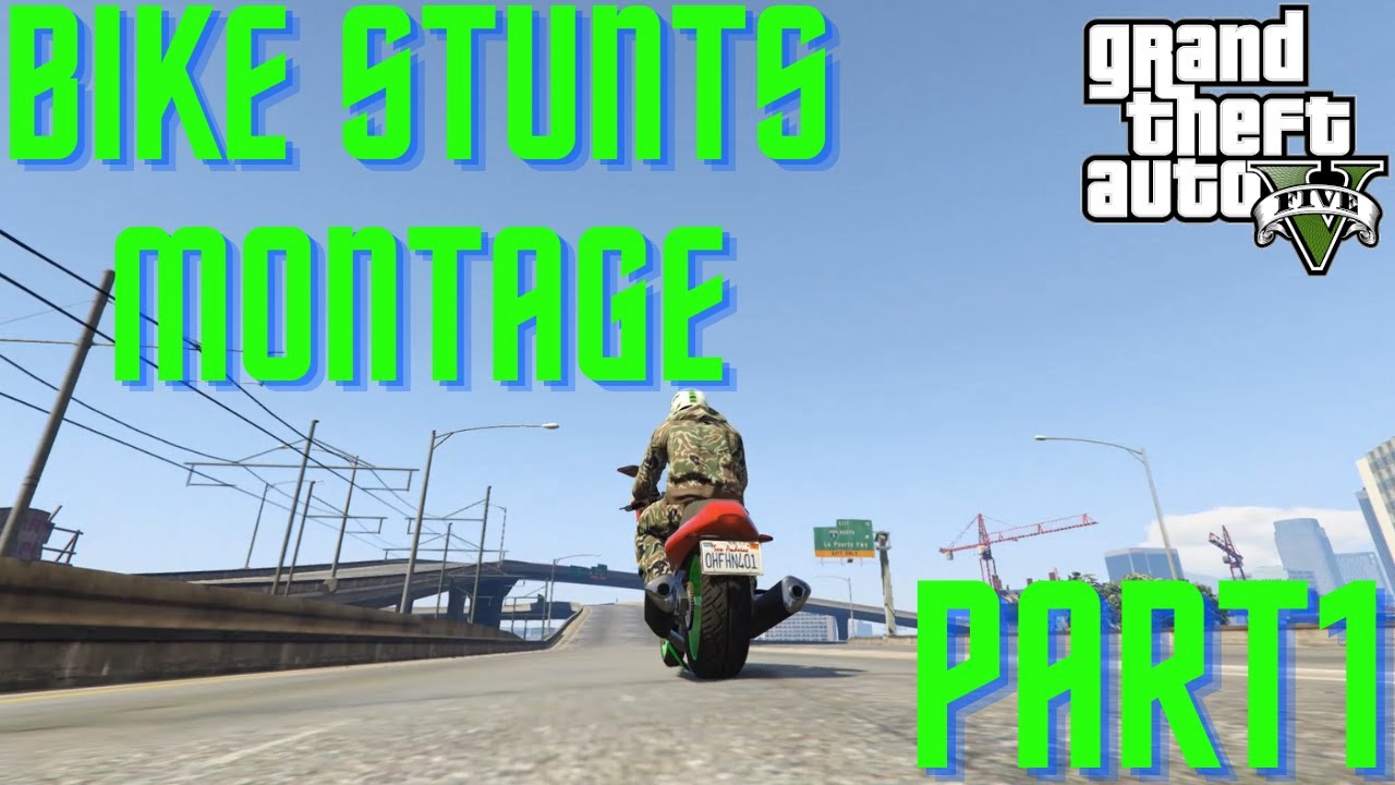 【イナズマ実況部】GTA5 Bike Stunts Montage Part1　【下手くそ注意】