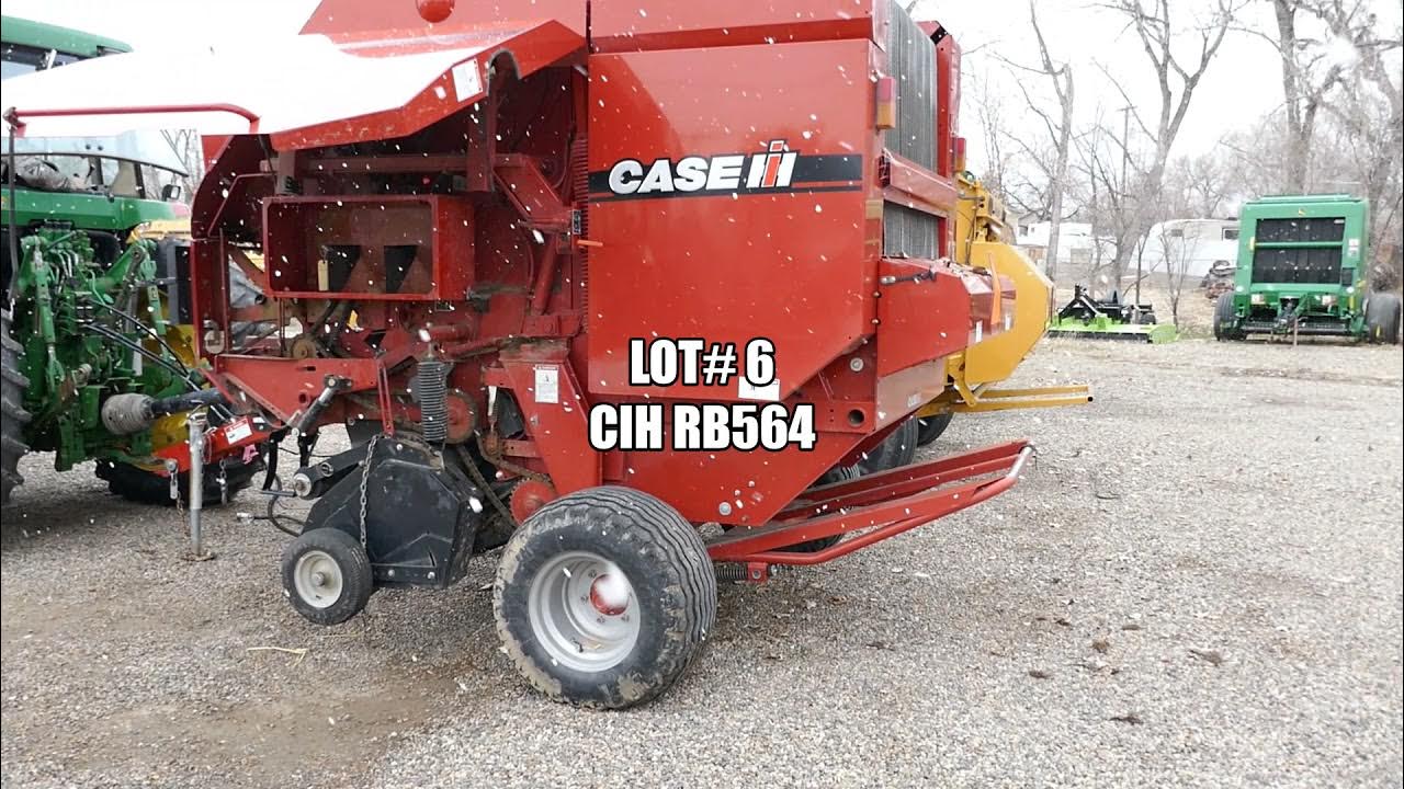 Lot 6 CaseIH RB564 Round Baler YouTube