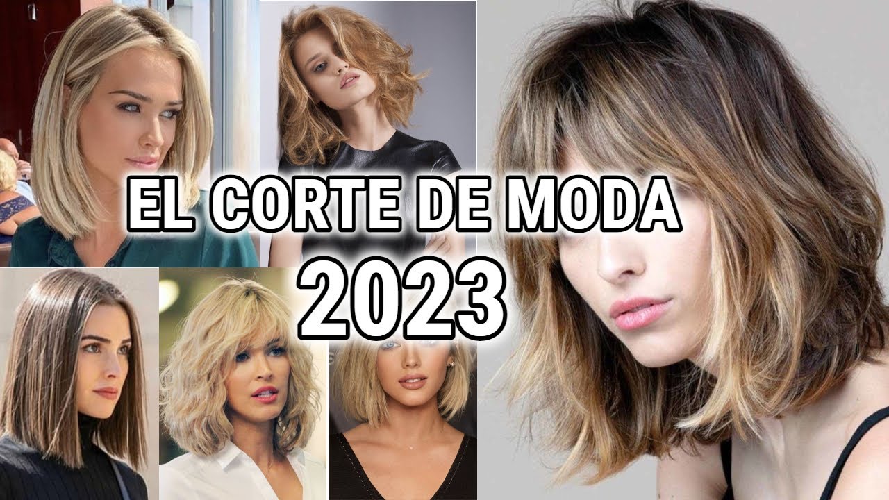 El Corte De Cabello De Moda Media Melena Clavicular Es El Corte De Cabello En Tendencia De Moda