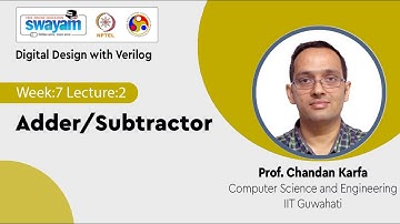Lec 25: Adder/Subtractor