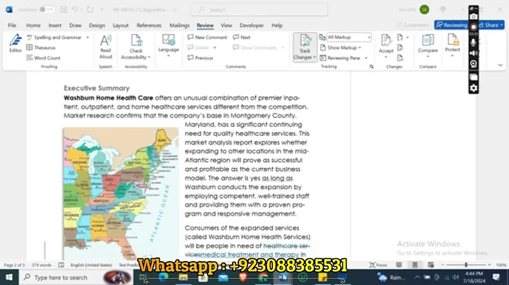 New Perspectives Word 2019 | Module 7 Sam Project 1a | Washburn Home Health Care
