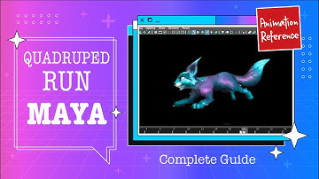 Quadruped run cycle - Complete Guide MAYA
