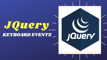jQuery Keyboard Events | jQuery Events