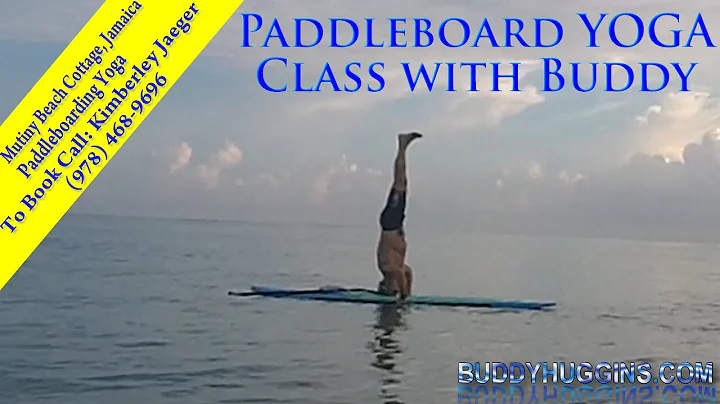 Blooper Paddleboarding Yoga in Jamaica with Buddy ...