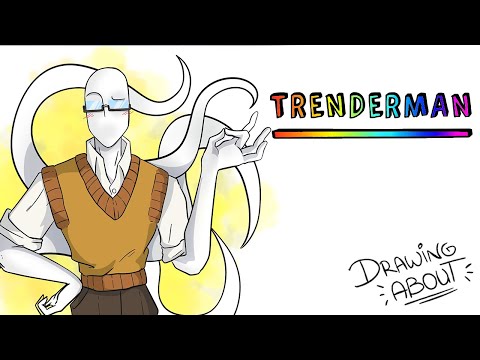 TRENDERMAN (¿El primo de Slenderman?) | Draw My Life