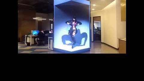 cube 3D led screen decorated for office/LED panel/ led wall