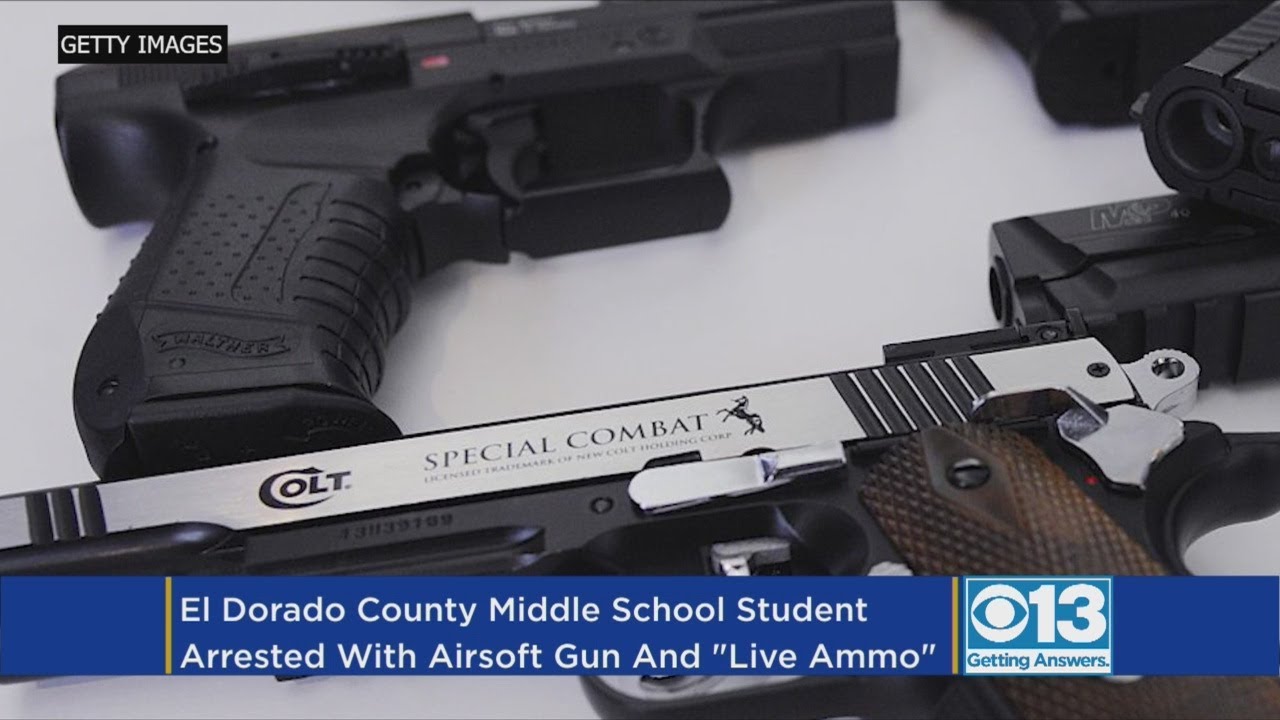 Student Arrested For Bringing Airsoft Gun To School In Placerville
