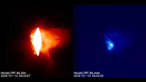 M-Flare with Beautiful Coronal Loop Expansion [Hinode/XRT]