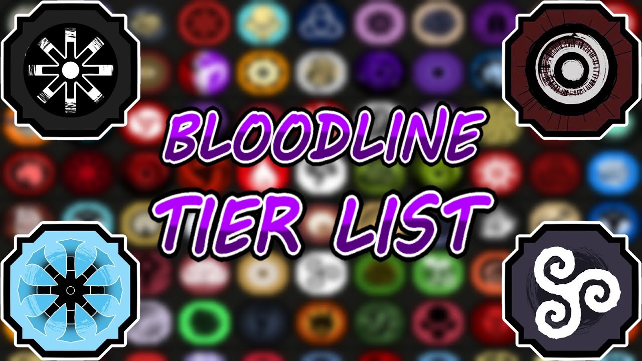 The BEST Bloodline Tier List In Shindo Life  What Is The Best Bloodline In Shindo  Life? 