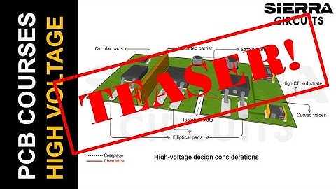 Design Considerations for High Voltage PCBs | Webinar Teaser | Sierra Circuits