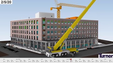 Synchro Pro 4D Scheduling Time Lapse