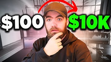 Turning $100 Into $10,000 | How to Swing Trade With Small Account
