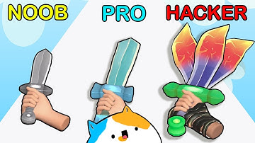 NOOB vs PRO vs HACKER in Sword Melter