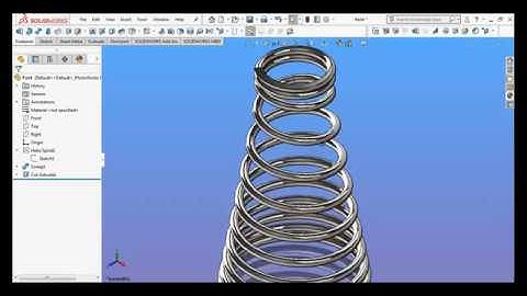 Conical Spring Solidwoks