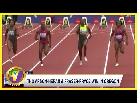 Elaine Thompson-Herah & Shelly-Ann Fraser-Pryce Win in Oregon