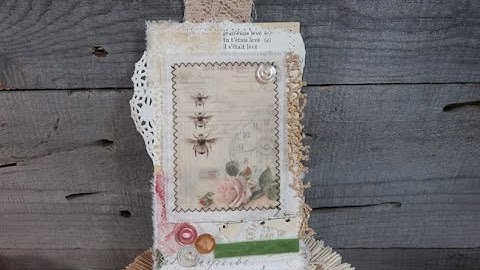 Craft With Me Shabby Chic Altered Guest Checks The Old Design Shop Design Team Project