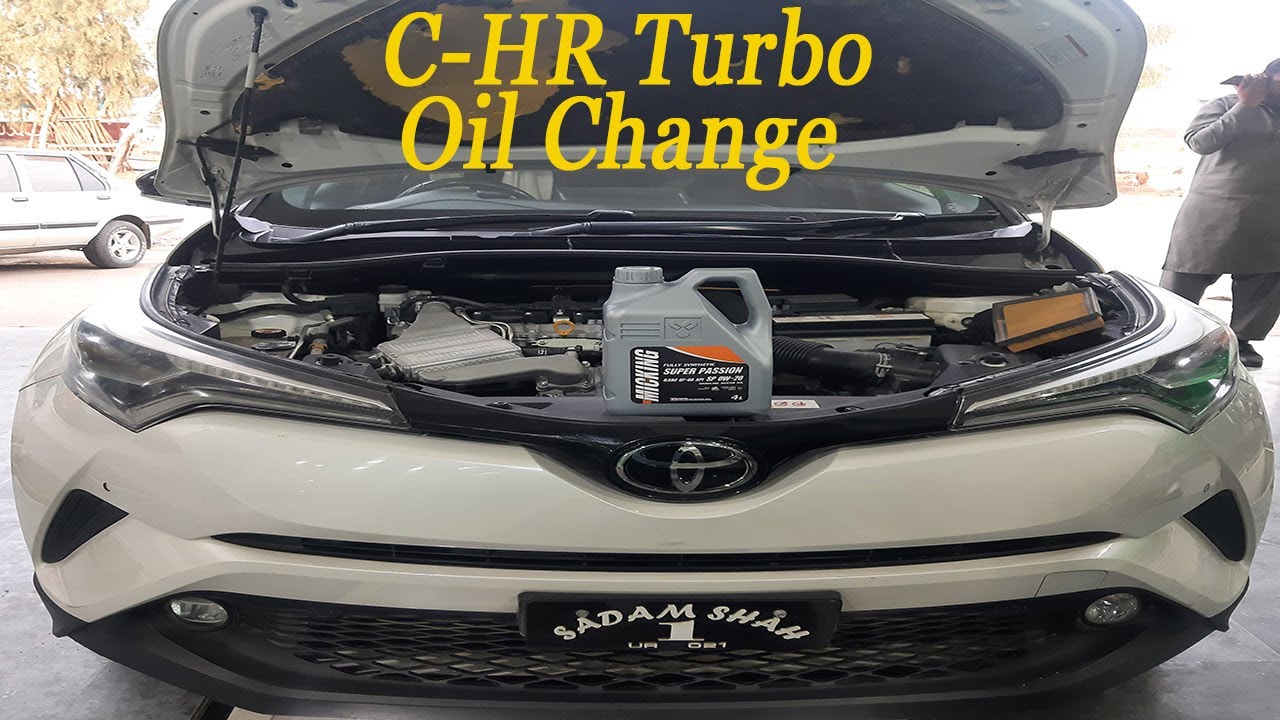 Toyota C-HR Turbo Engine Oil Change | C-HR 1.2 Turbo | Engine Oil 0W20 ...