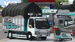 SHAREE!!? LIVERY MOD NEW NKRPO V3 FREE BY tegarfirmantoofficial || #bussimulatorindonesia screenshot 5