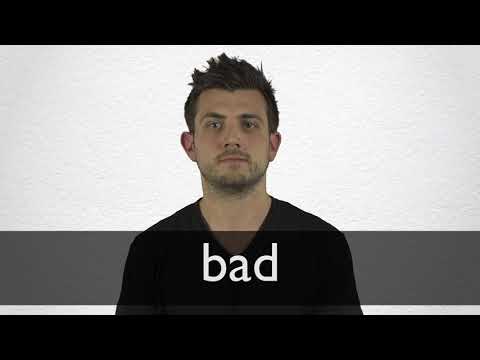 How to pronounce BAD in British English