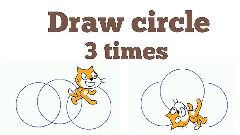 How to draw circle 3 times in scratch//graphical programming in scratch//scratch tutorials//learn it