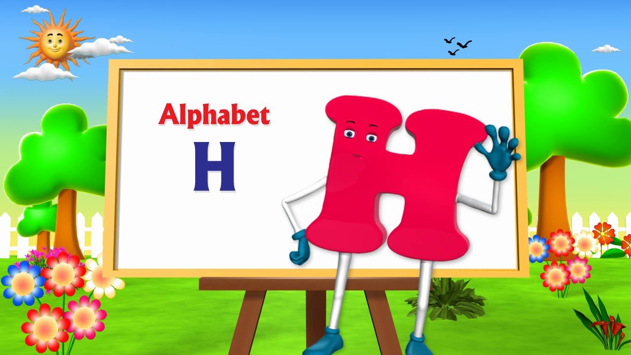 Letter H Song - 3D Animation Learning English Alphabet ABC Songs For  children - YouTube