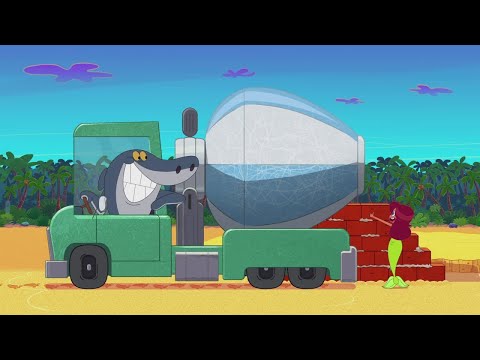 ZIG e SHARKO 🌴 Quem deixou o Sharko mexer na obra? | Desenho Animado em português