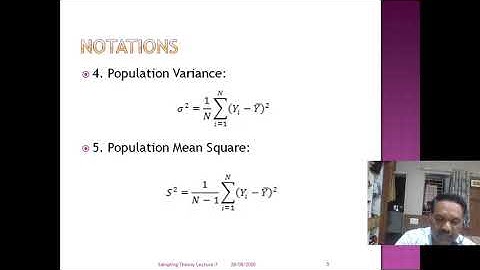 B. Sc. II Sampling Theory  7