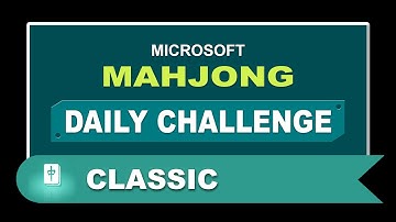 Microsoft Mahjong Daily Challenge November 3, 2025 | Classic - Medium