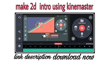 MAKE 2D INTRO TEMPLATE USING KINEMASTER...Full Tutorial..☝️☝️..download now 👇👇