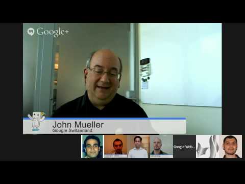 English Google Webmaster Central office-hours hangout