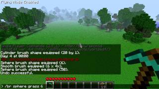 [MineCraft Tutorial] Making Mountains with WorldEdit