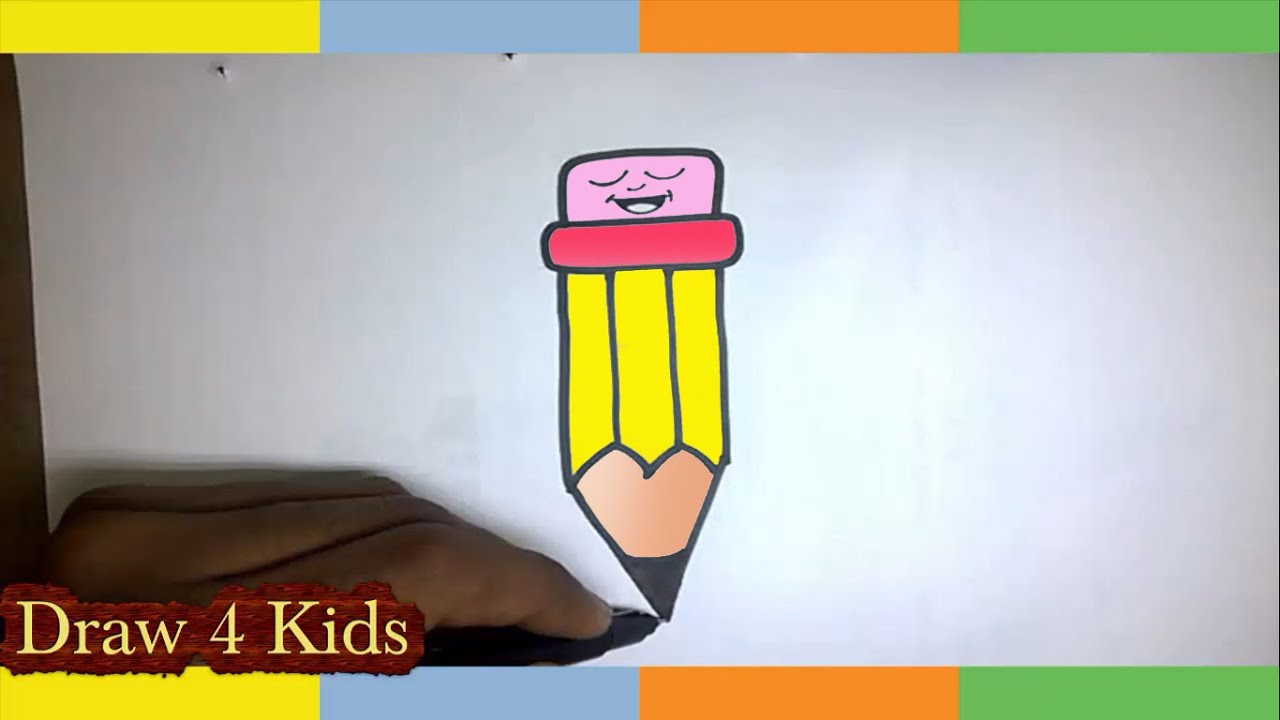 How To Draw Easy Things Cute Pencil Cartoon Drawing