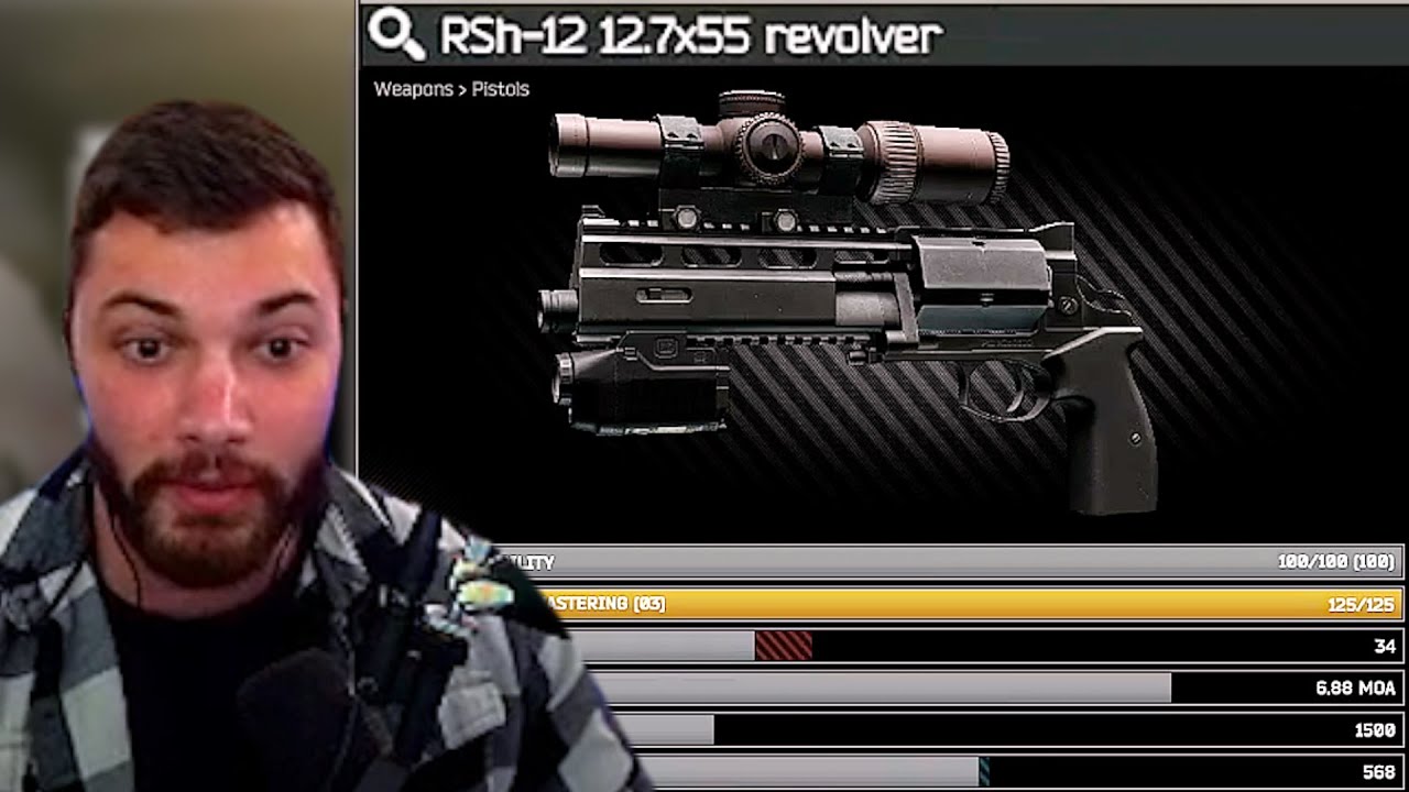 THE HAND CANNON (RSh12) Escape From Tarkov Highlights YouTube