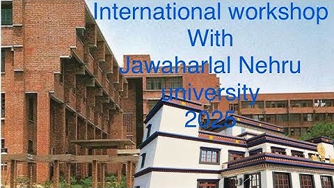International workshop with (JNU)