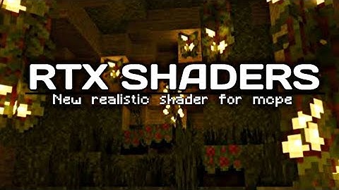 Realistic Shaders for Minecraft pocket edition 🔥 render dragon support 😱