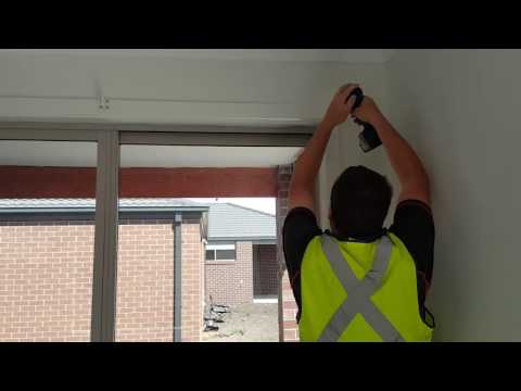 Roller Blind Installation for Face fit Sliding door