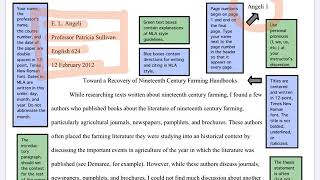 MLA Format, What and Why