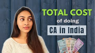 CA Course complete Cost Details | How CA is the most inexpensive professional course in India? screenshot 3