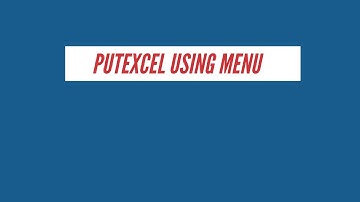 Export Stata Results into MS Excel using Putexcel menu