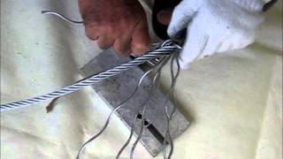 名人芸ワイヤーのアイスプライスの丸差し Wire Rope Eyesplice Integral By Capitan Youtube
