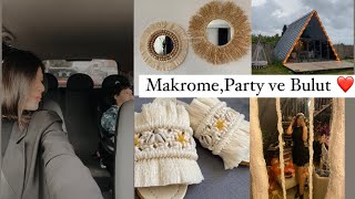 Makromeli Vlog 2 Bulut Siparişler Ve Bride Party #diy #macrame