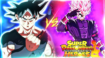 GOKU BLACK MASKED SSJ 3 ROSE Vs GOKU ULTRA INSTINCT | SDBH | DBZ TTT MOD