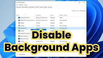 How To Disable Background Apps On Windows 11 | Optimize Performance & Save Battery