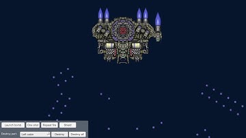 2D Pixel Huge Combined Spaceship in Unity Asset Store
